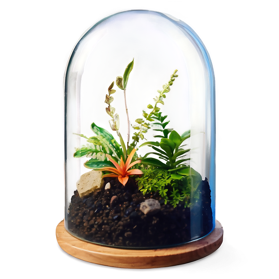 Glass Dome Terrarium Png 06282024