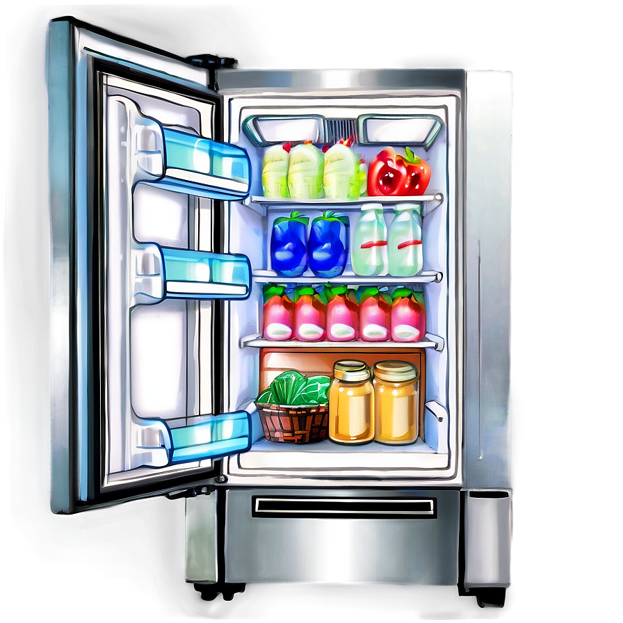 Glass Door Refrigerator Png Pcf