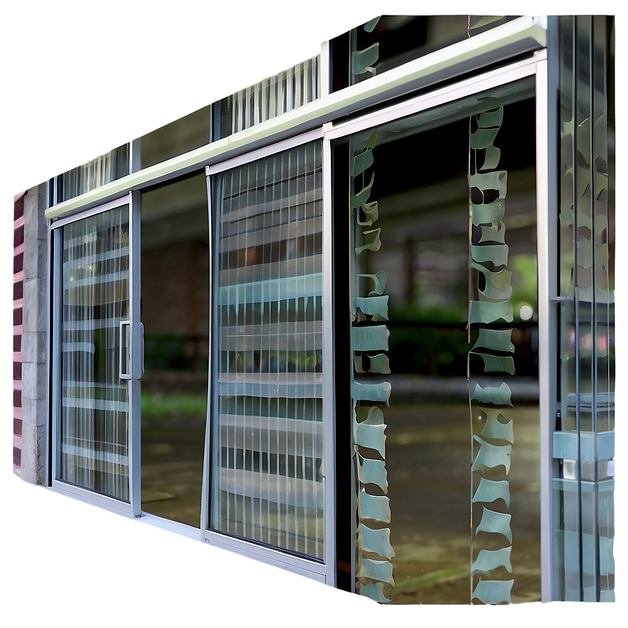 Glass Door With Blinds Png 76