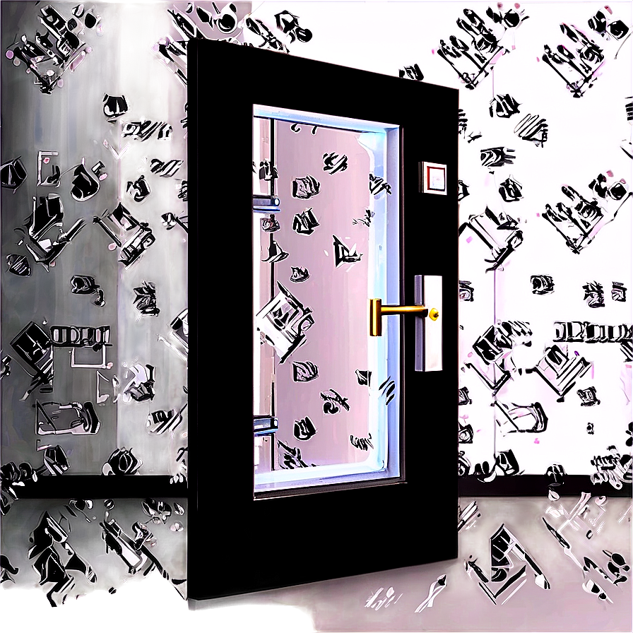 Glass Door With Grill Png 60