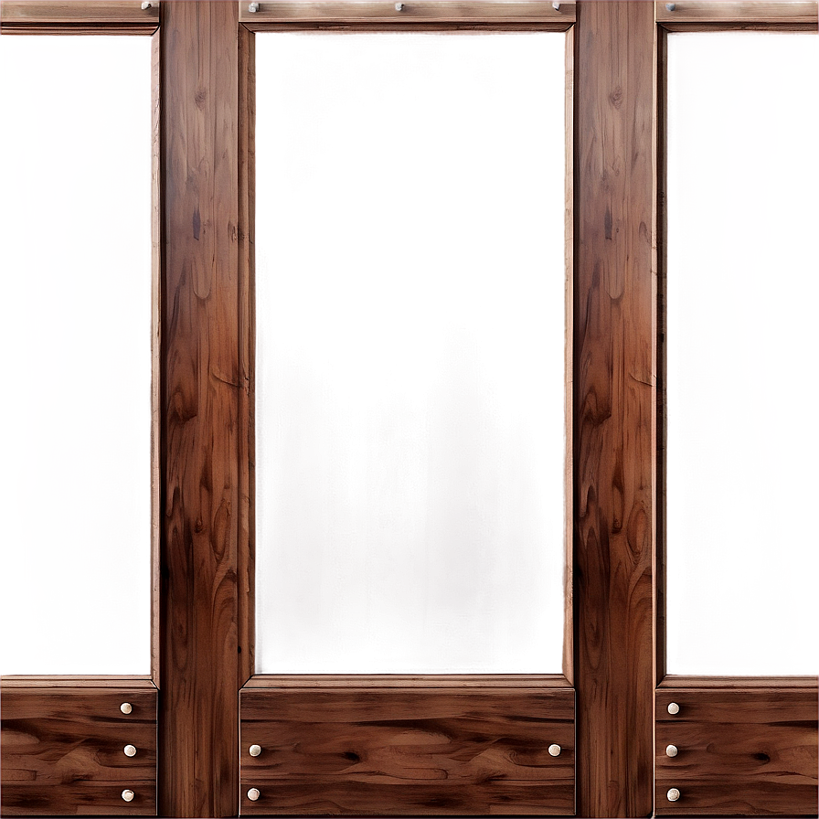 Glass Door With Wooden Frame Png 06122024