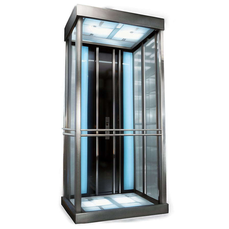 Glass Elevator Shaft Png 06272024