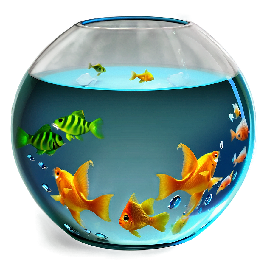 Glass Fishbowl Png 06212024