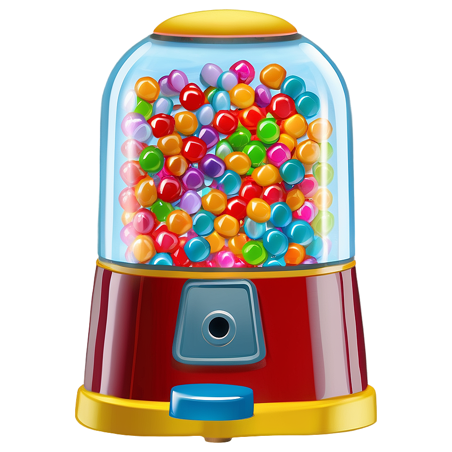 Glass Gumball Machine Png 06292024