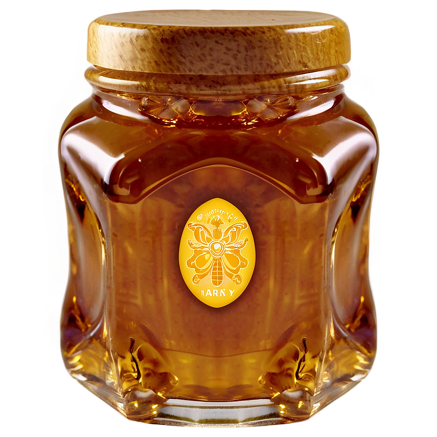 Glass Honey Jar Png 06132024