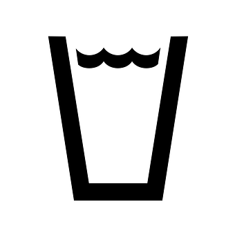 Glass Icon Simple Blackand White PNG image with a transparent background, free high-resolution download
