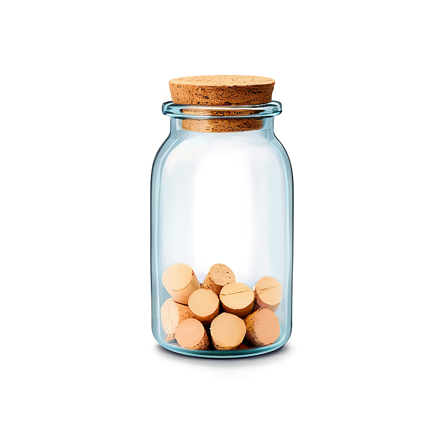 Glass Jar With Cork Lid Png Amo