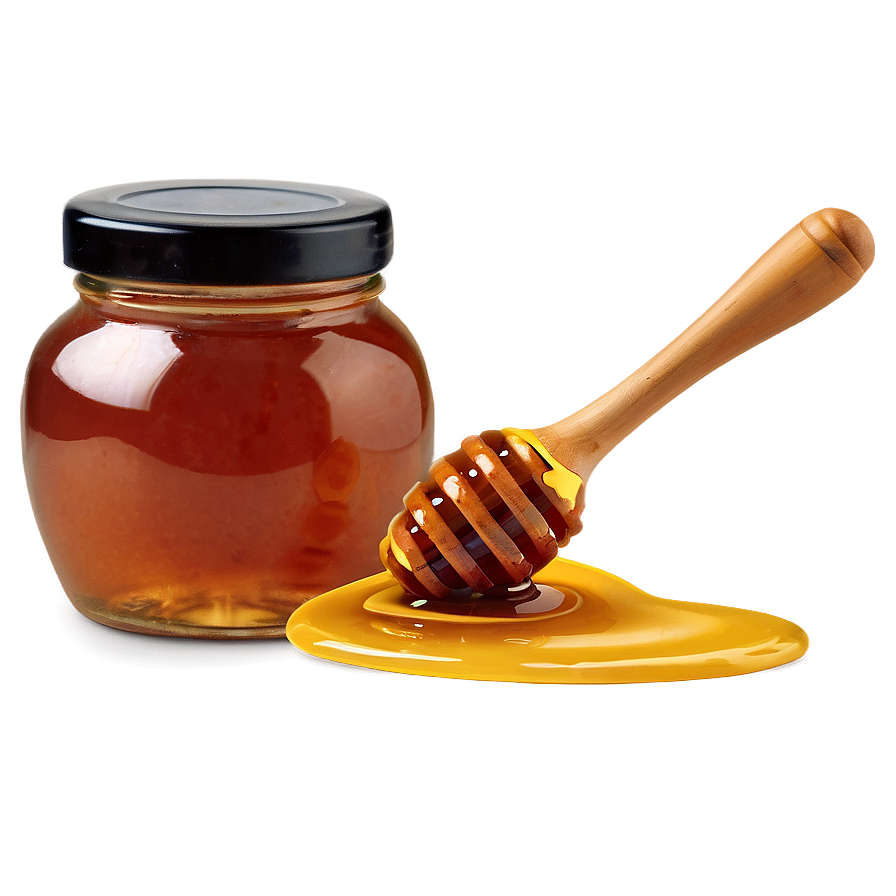 Glass Jar With Honey Png Tnp52