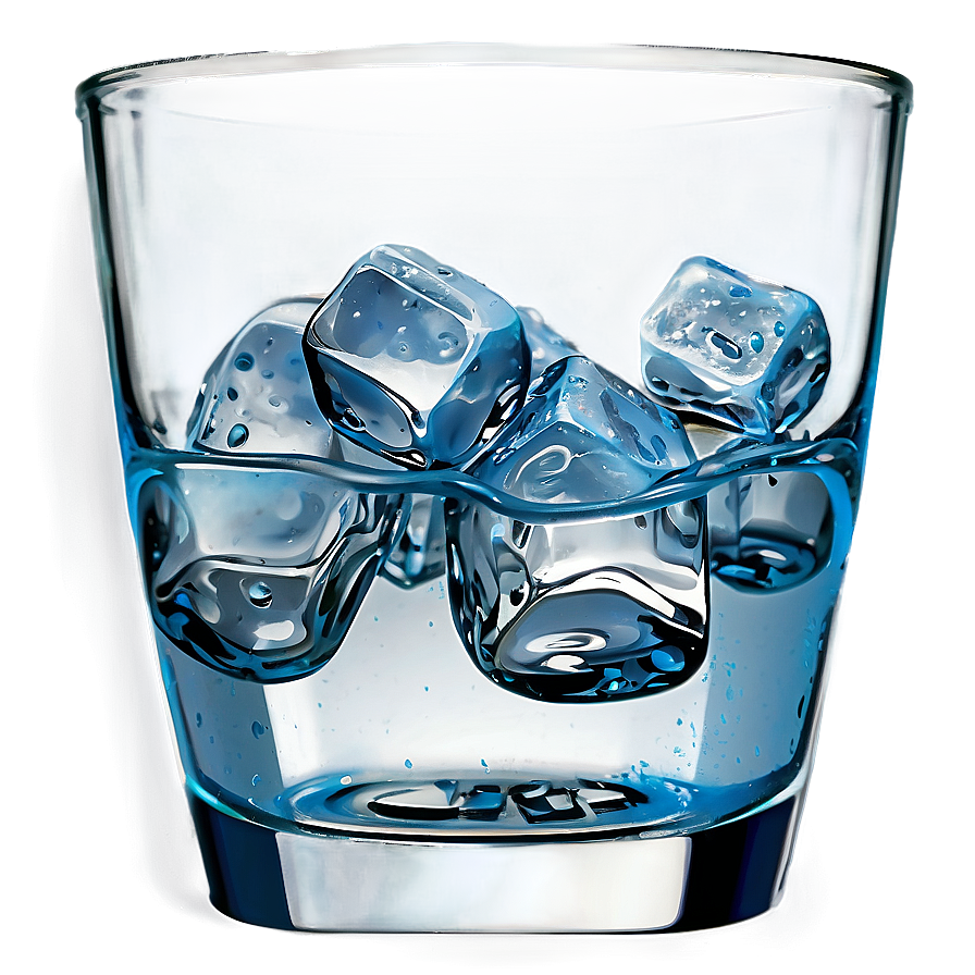 Glass Of Ice Water Png 74