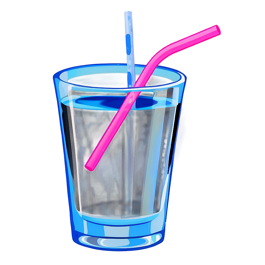 Glass Of Water With Straw Png Jgo