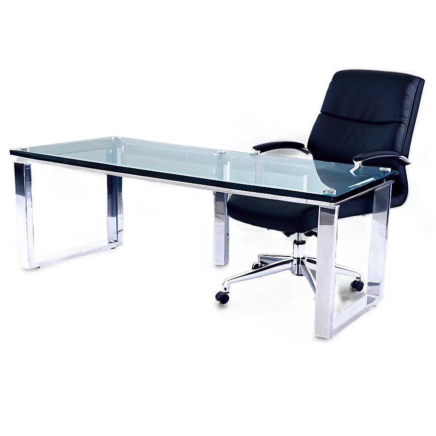 Glass Office Desk Png Eyu