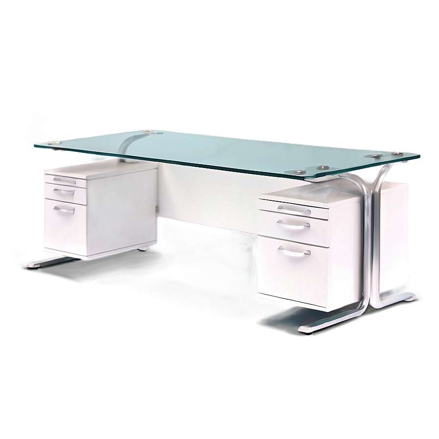 Glass Office Desk Png Wxx13