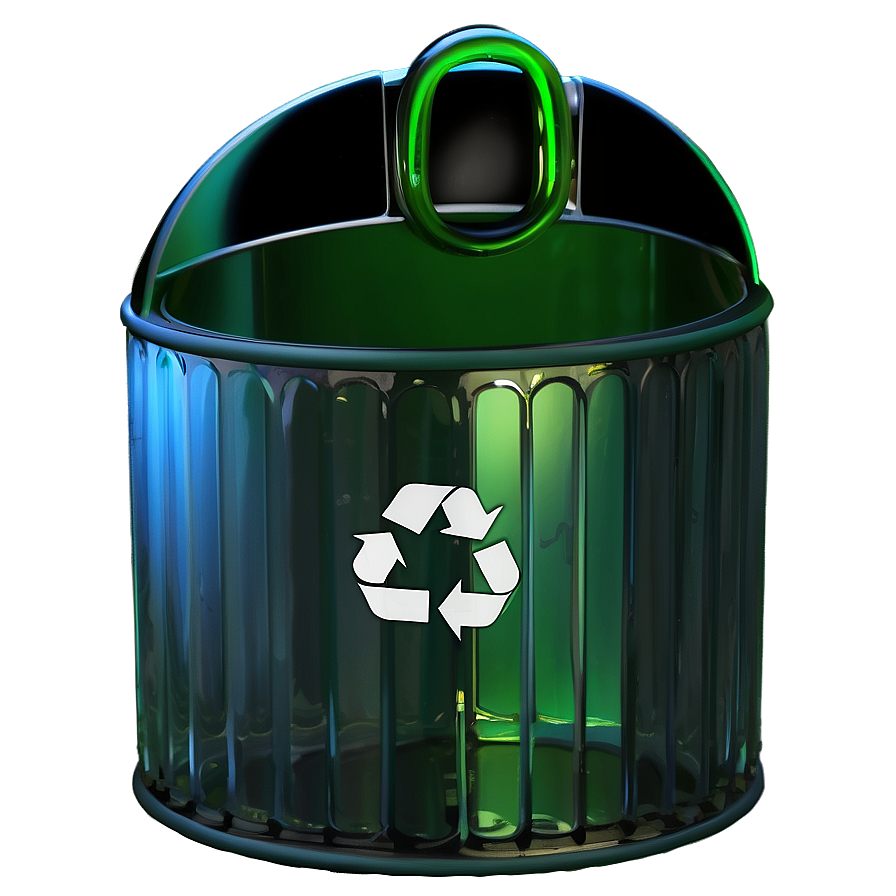 Glass Recycle Bin Png 06132024