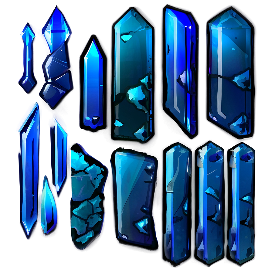 Glass Shards Icon Png Clf18