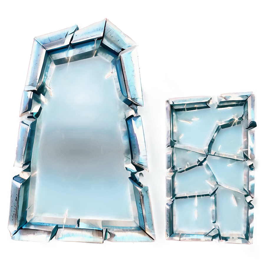 Glass Shards Silhouette Png Equ83