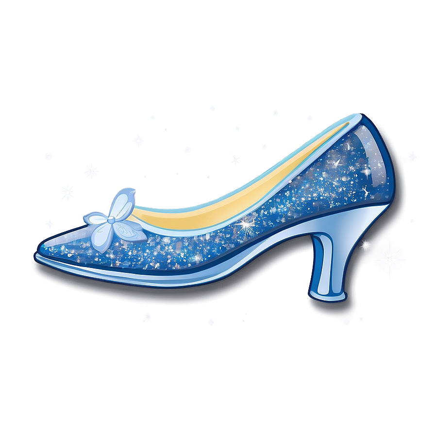 Glass Slipper With Glitter Detail Png Yyc22