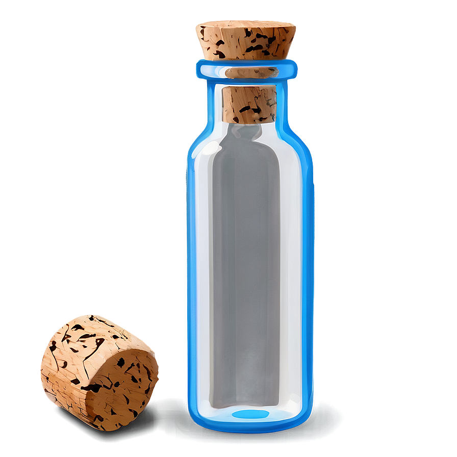 Glass Vial With Cork Png Vuq19