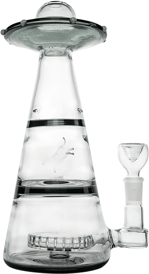 Glass Water Bong Transparent Background