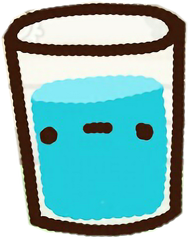 #clawbert #cute #kawaii #cartoon #adorable #happy #glass - Cute Kawaii Glass Of Water, HD Png Download PNG image with a transparent background, free high-resolution download