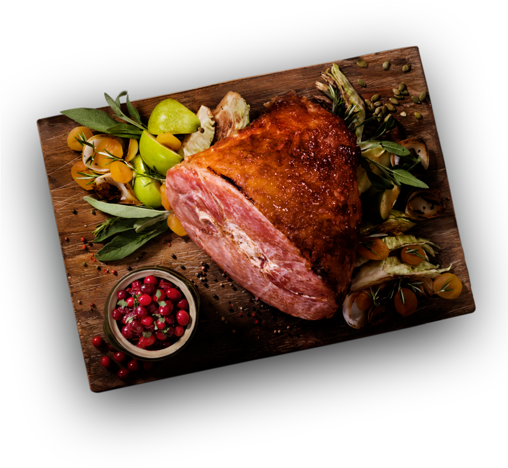Christmas Ham , Png Download - Roast Beef, Transparent Png PNG with transparent background