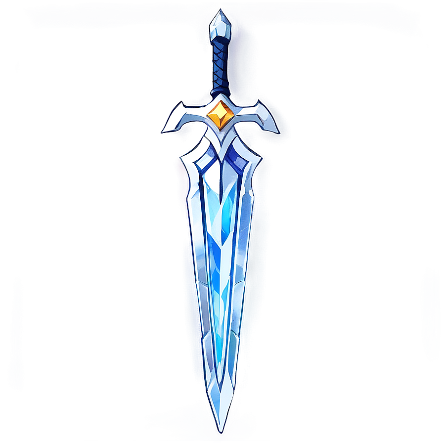 Gleaming Diamond Sword Art Png 05252024