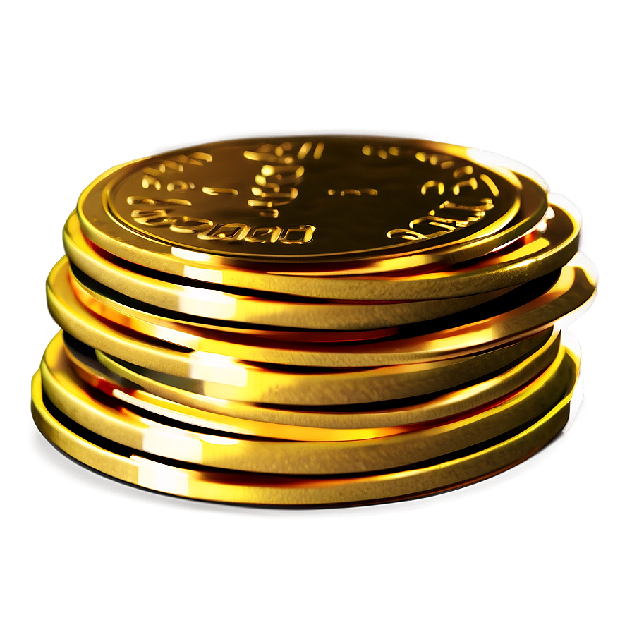 Gleaming Gold Coins Pile Png 92