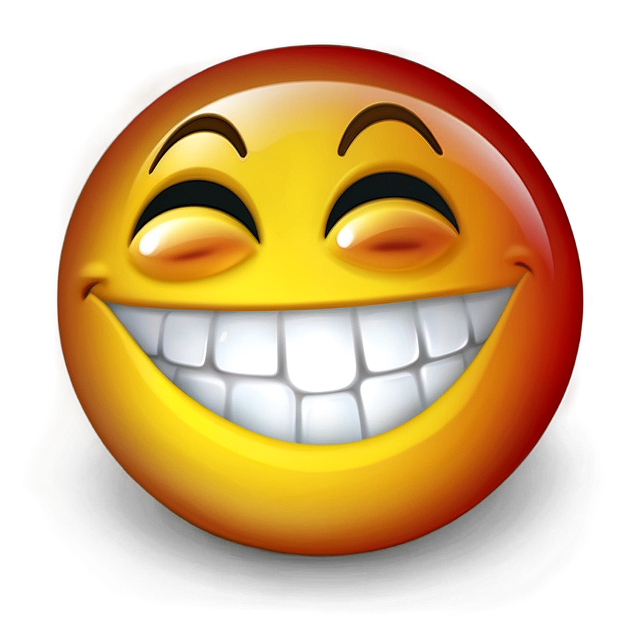 Gleaming Laughter Emoji PNG rbp90 PNG with transparent background