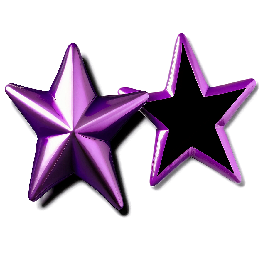 Gleaming Purple Star Symbol Png Bns71