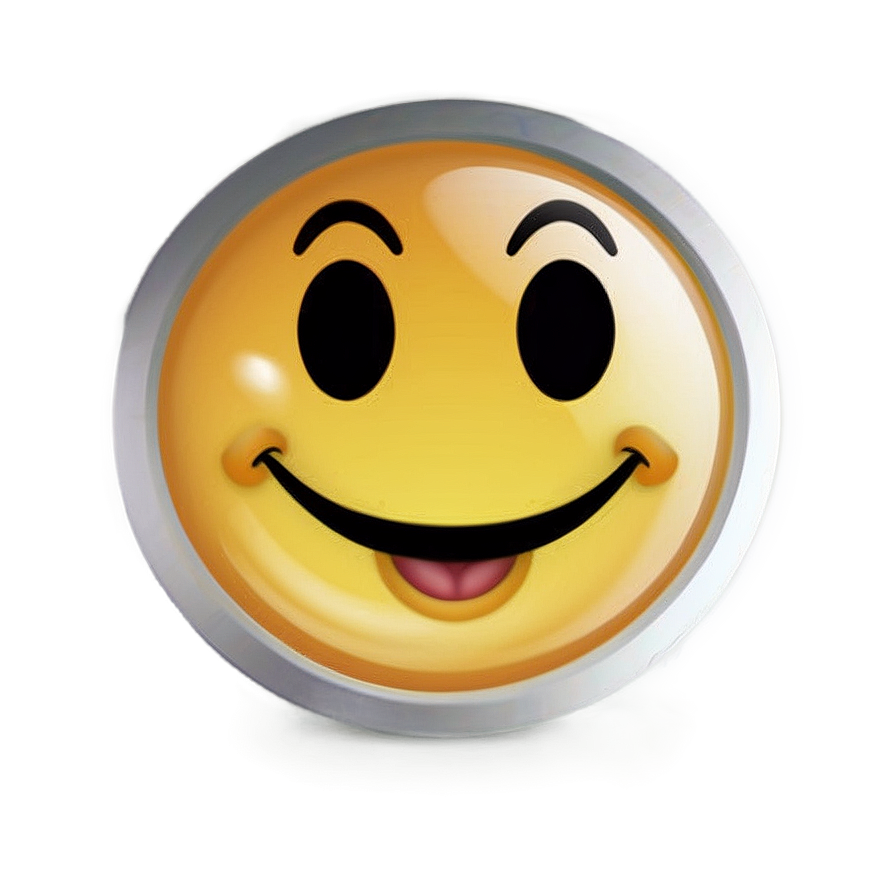 Gleeful Emoji Clipart PNG 05042024 PNG with transparent background