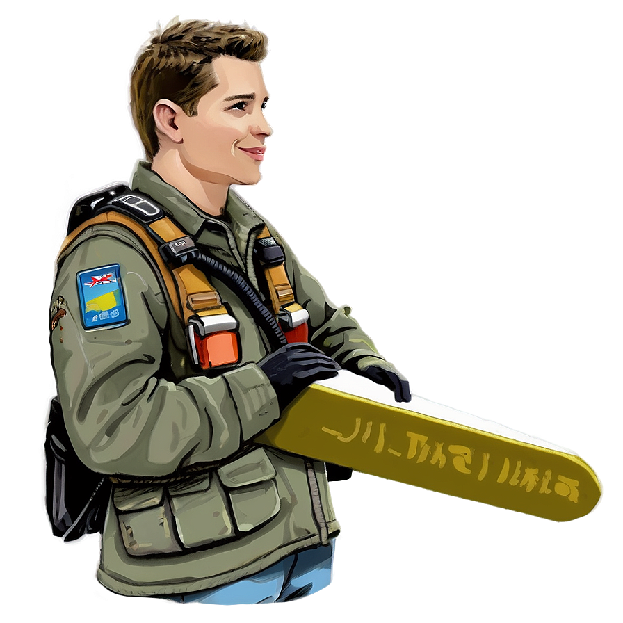 Glider Pilot PNG efw PNG with transparent background