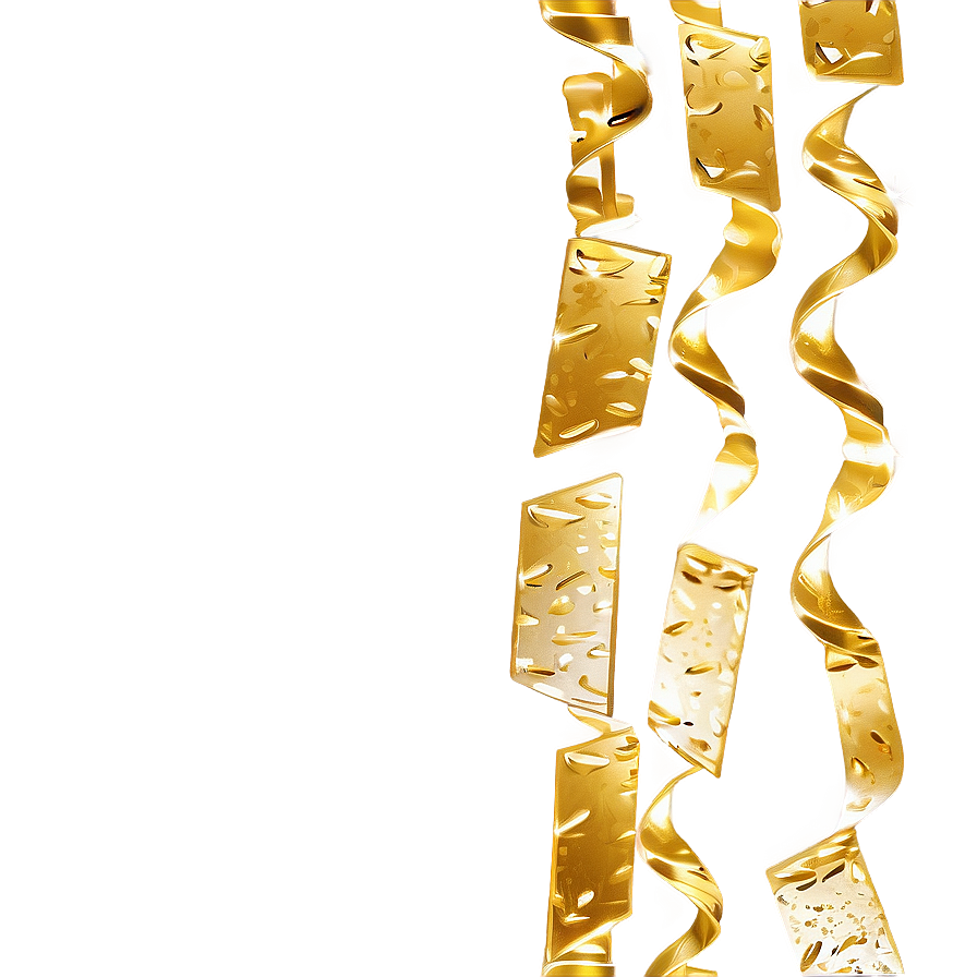 Glimmering Gold Confetti Png 05252024