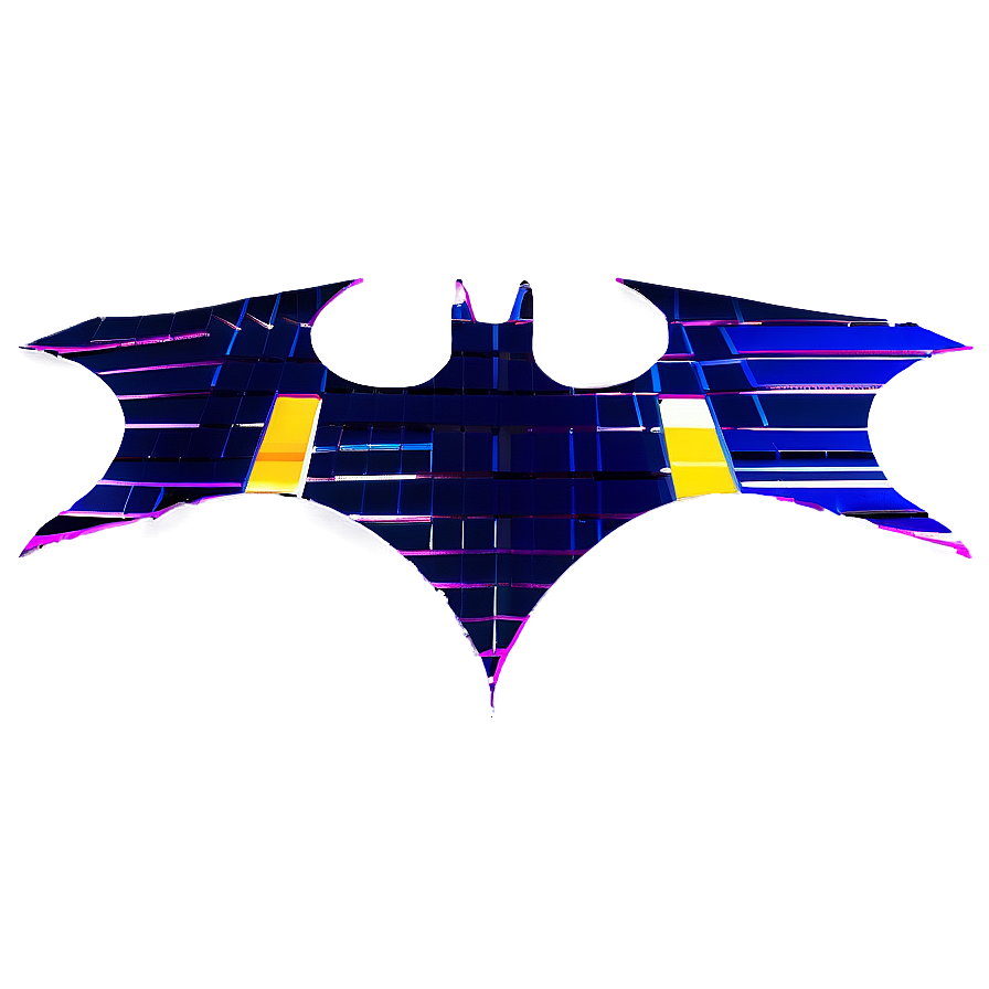 Glitch Art Batman Logo Png Iyw