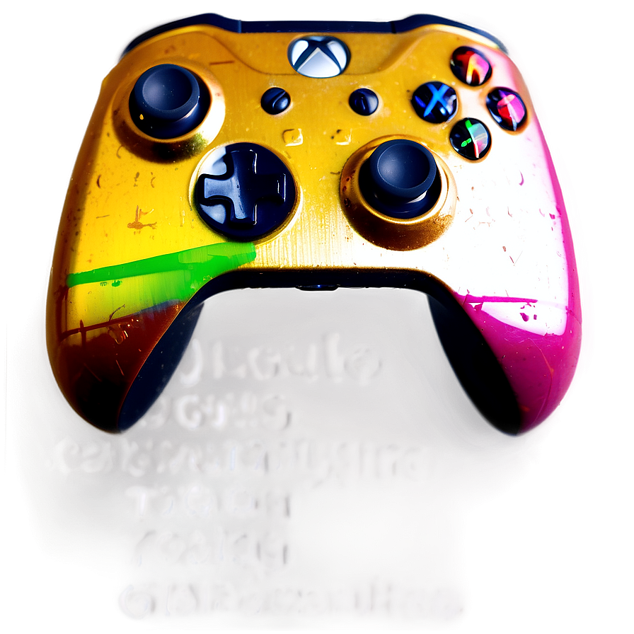 Glitch Art Xbox Controller Png Slf