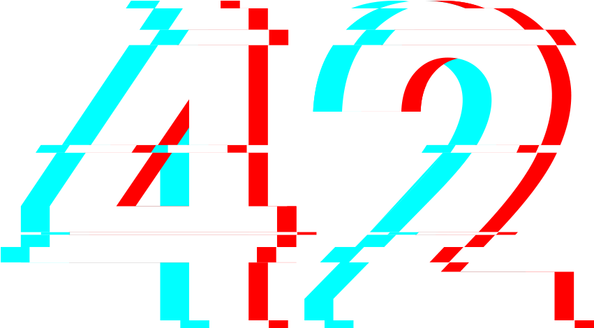 Glitched Numbers42