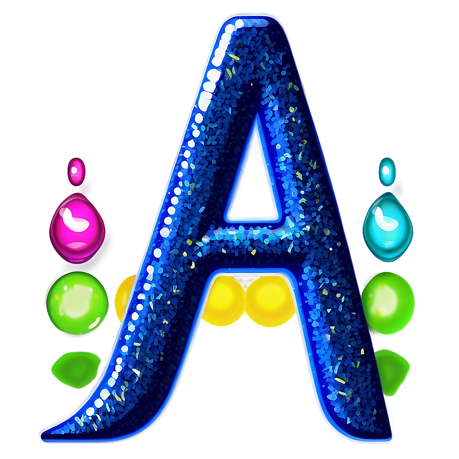 Glitter Alphabet Png 06112024