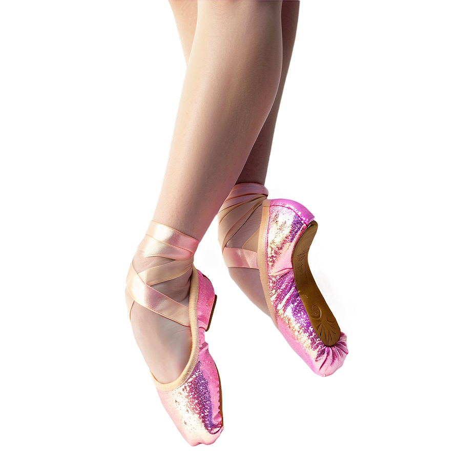 Glitter Ballet Shoes Png Kff53