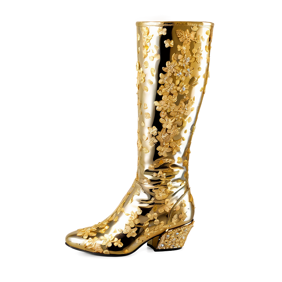 Glitter Boot Png 06132024