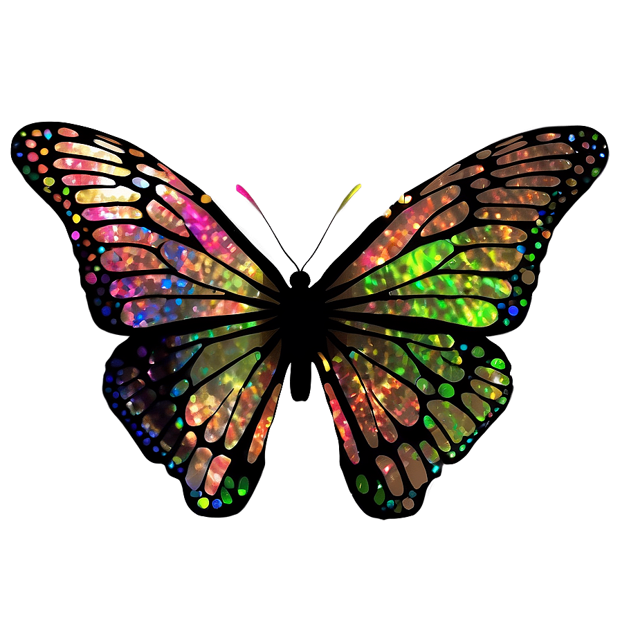 Glitter Butterfly Wing Png Jat73