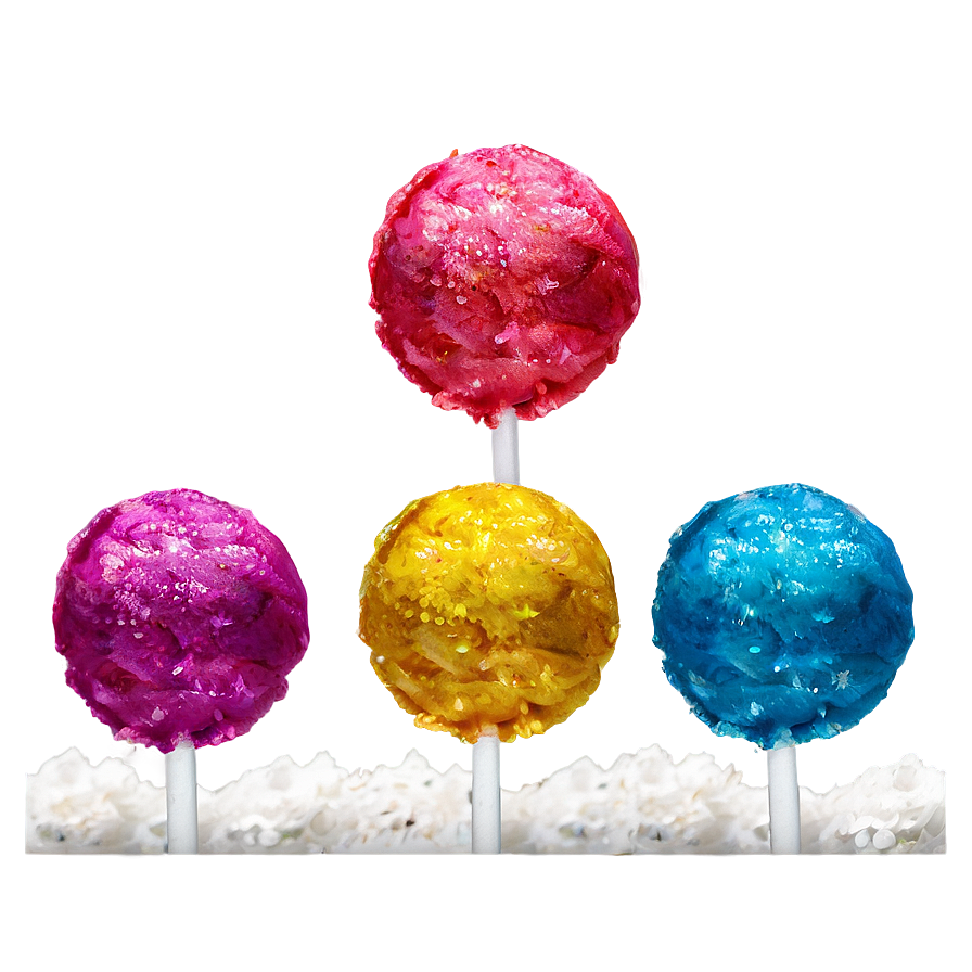 Glitter Cake Pops Png Agw52