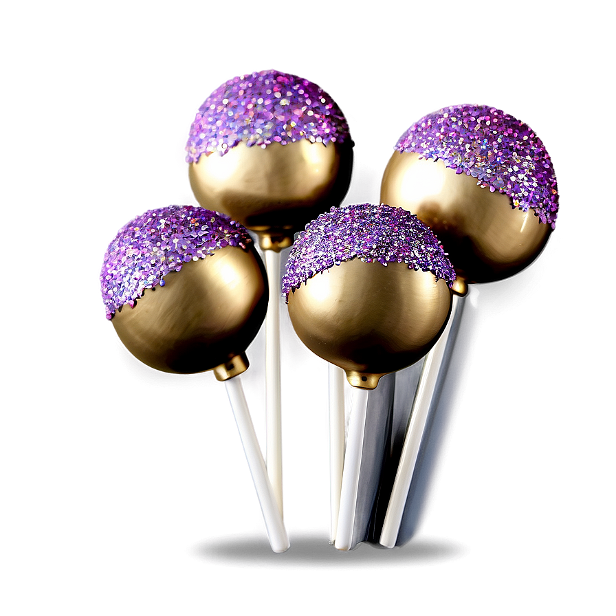 Glitter Cake Pops PNG pab37 PNG with transparent background