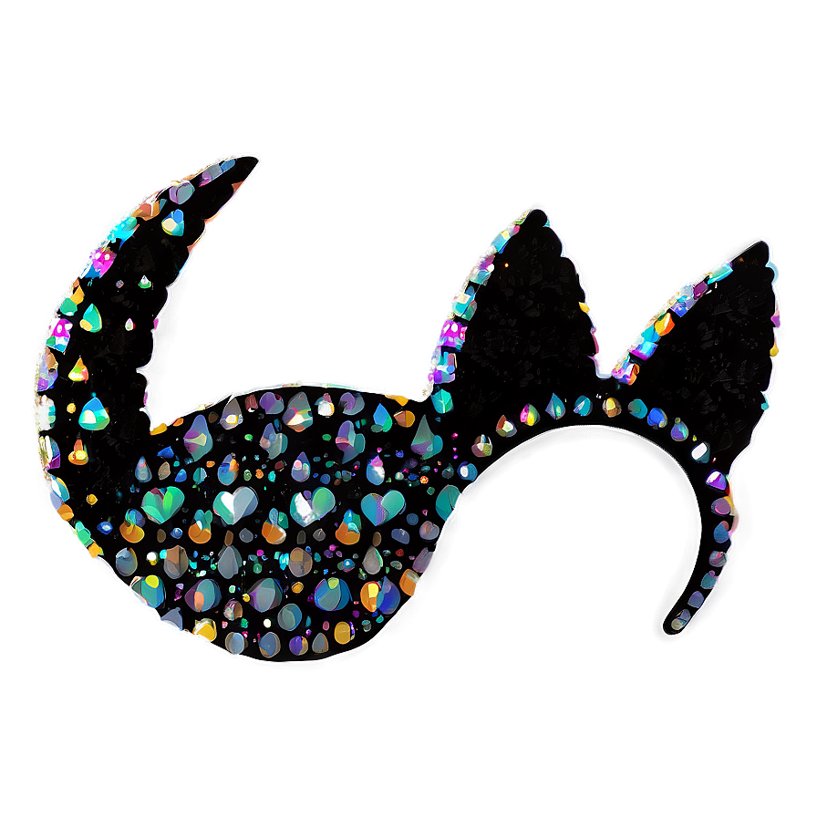 Glitter Cat Ear Png 06212024