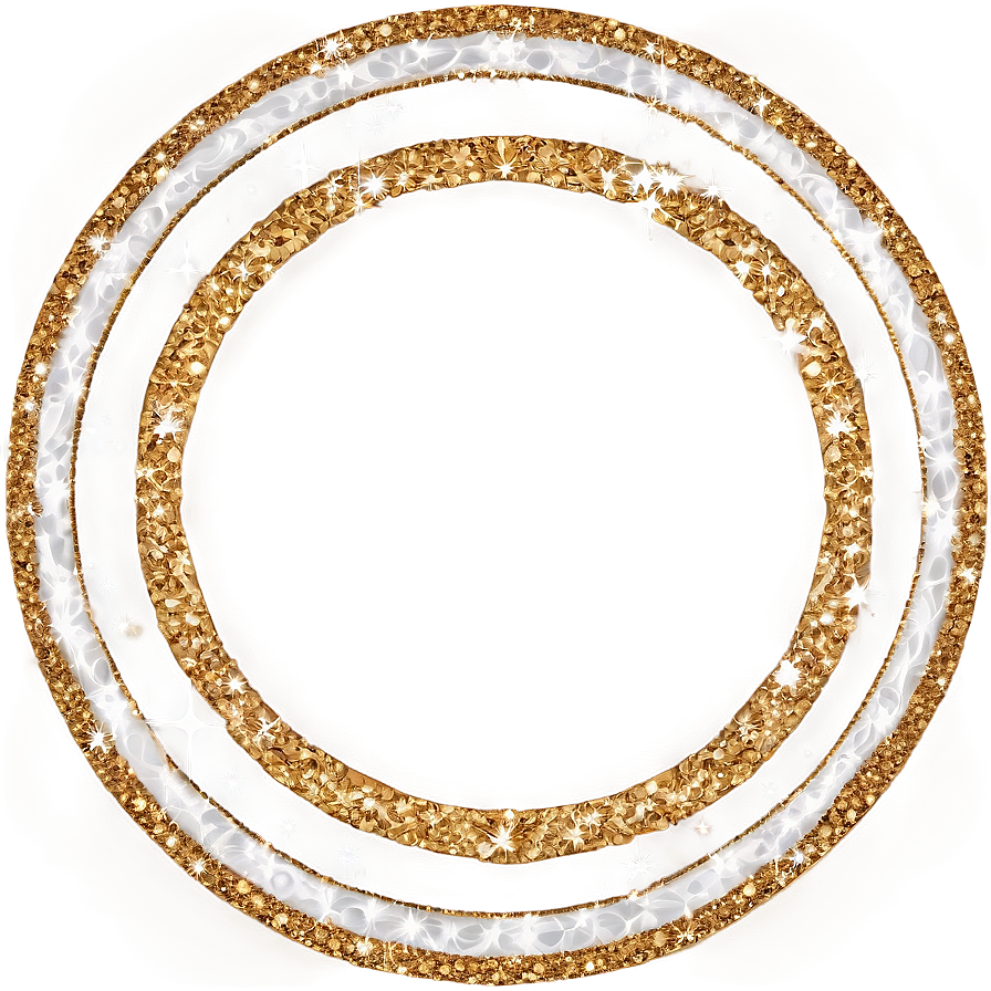 Glitter Circle Frame Png Jeq5