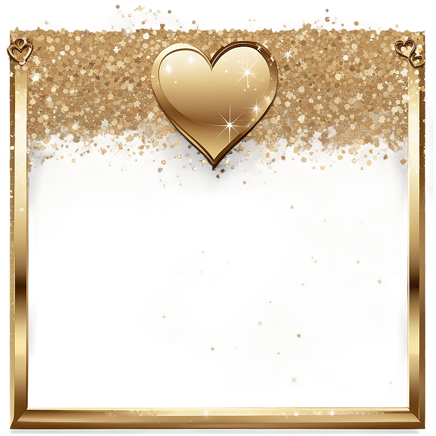 Glitter Cute Frame Png Fcl