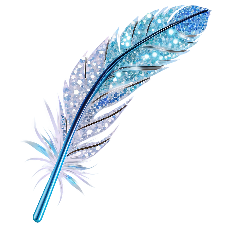 Glitter Feather Soft Png Tfo