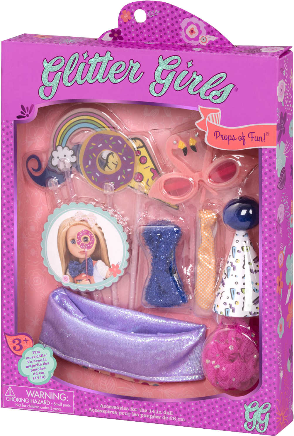 Glitter Girls Doll Accessories Pack PNG with transparent background