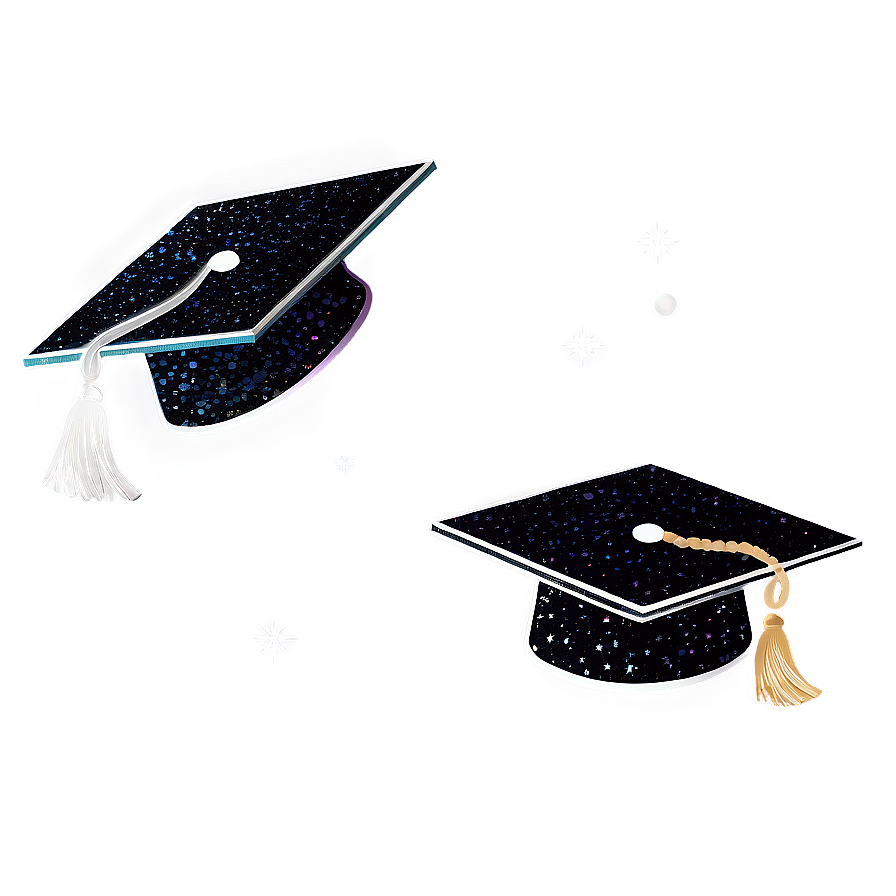 Glitter Graduation Cap Clipart 56