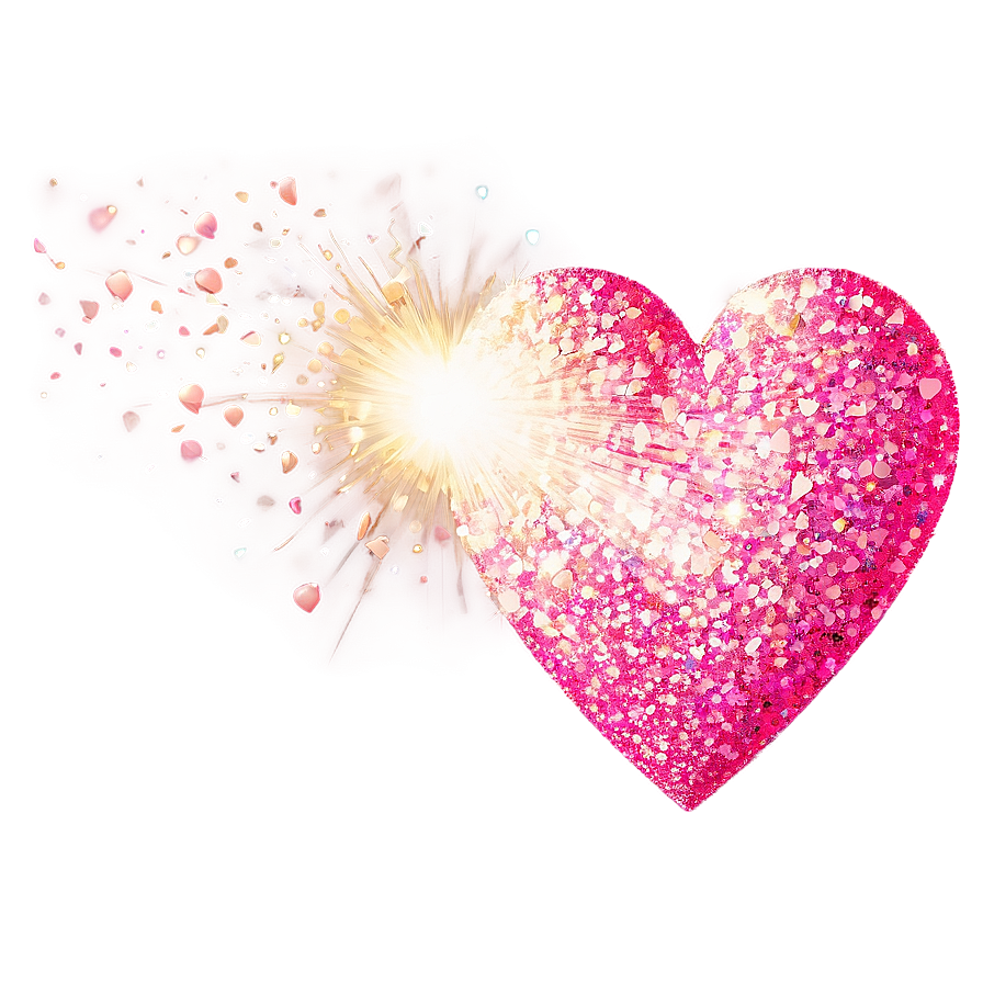 Glitter Heart Clipart Artwork PNG nmt85 PNG with transparent background