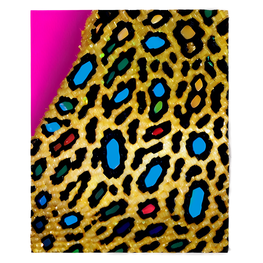 Glitter Leopard Pattern Png 73