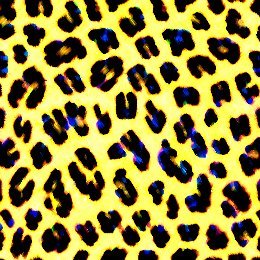 Glitter Leopard Pattern Png Lao