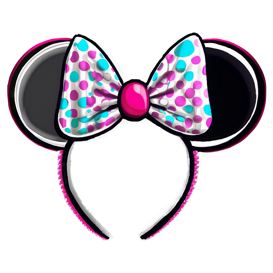 Glitter Minnie Mouse Ears Png Wka16